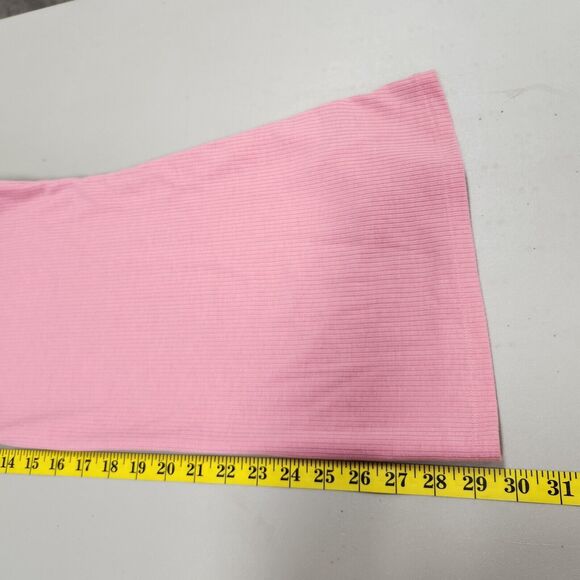 Torrid Womens Plus Ribbed Sleeveless Top Size 2X Pink Mature Layering Ruffle - Picture 9 of 11